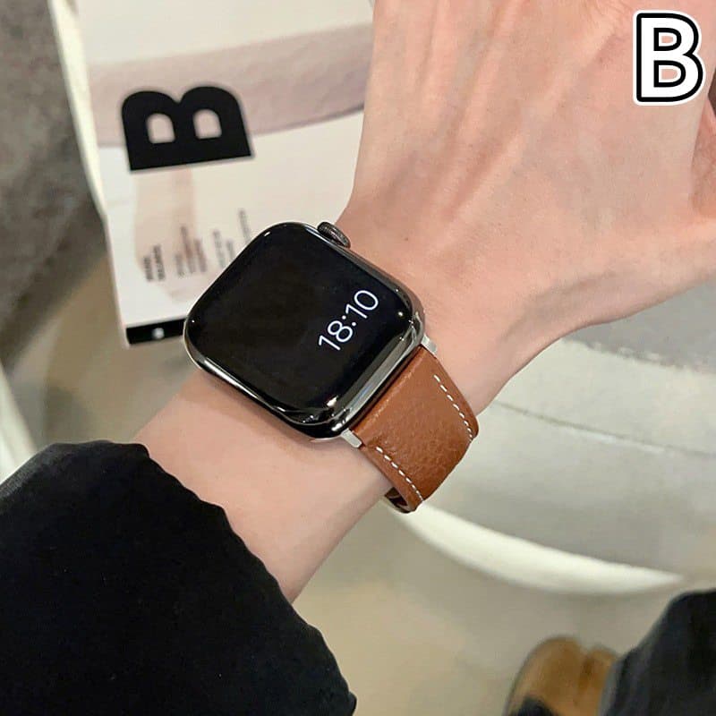腕時計ベルト 革 スマートウォッチ対応バンド